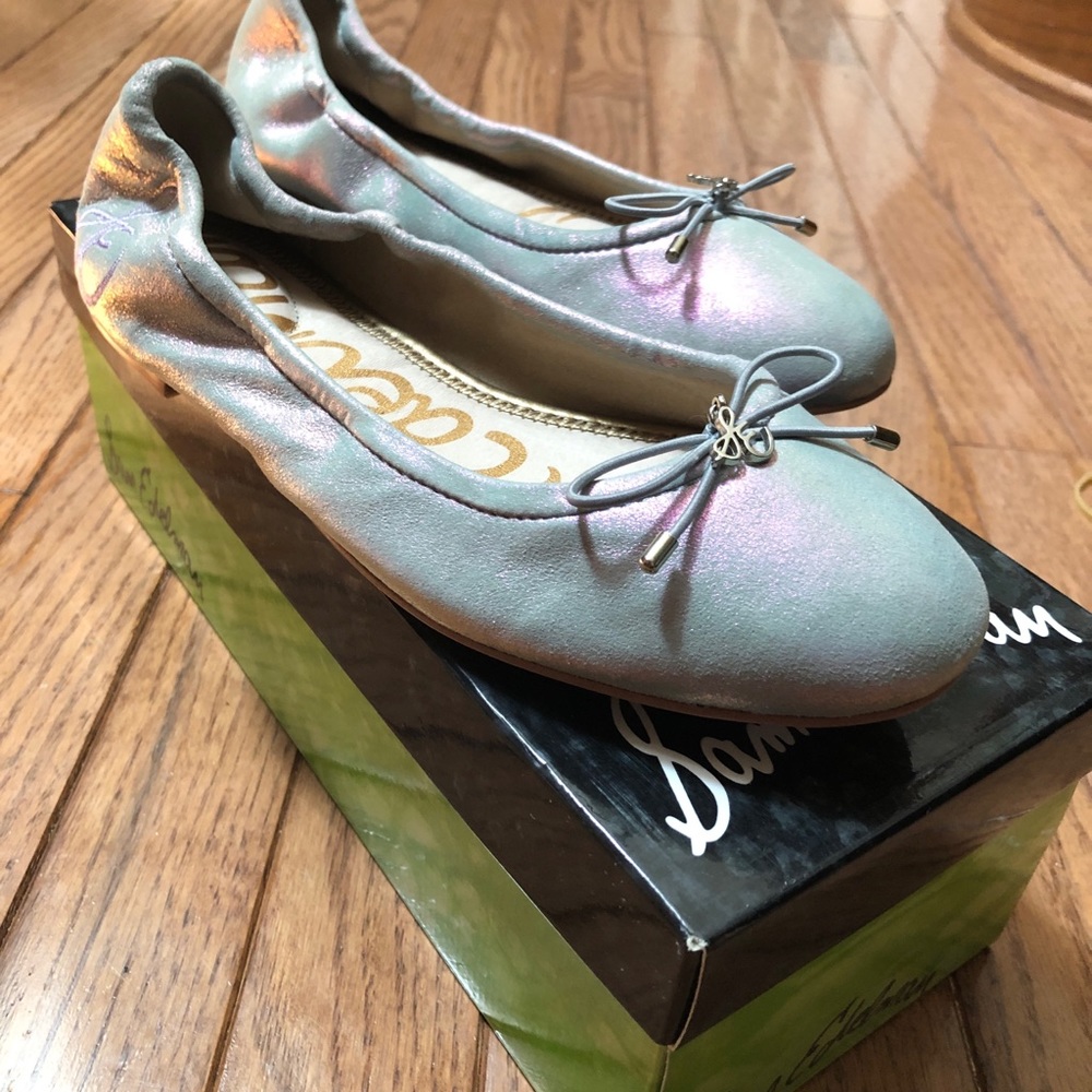 New Size 6.5 Sam Edelman Felicia Leather Flats - Picture 6 of 8